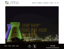 Tablet Screenshot of latina.com.tr