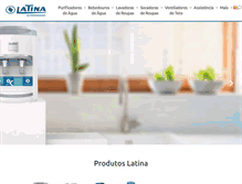 Tablet Screenshot of latina.com.br